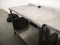 Inox werktafel - afbeelding 2 van  3