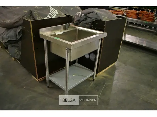 Inox/rvs wasbak - afbeelding 1 van  2