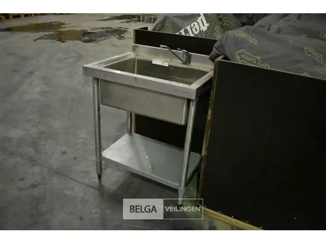 Inox/rvs wasbak - afbeelding 2 van  2