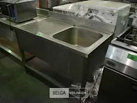 Inox/rvs wasbak - afbeelding 1 van  2