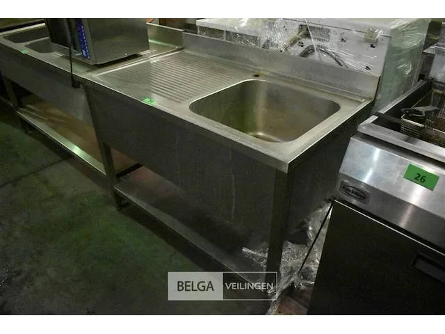 Inox/rvs wasbak - afbeelding 2 van  2