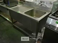 Inox/rvs wasbak - afbeelding 2 van  2