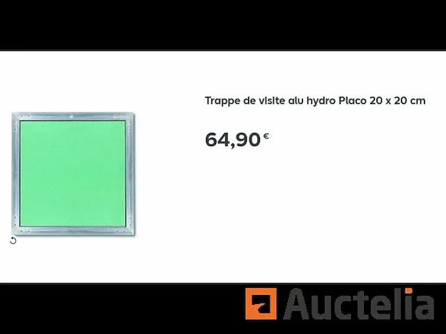 Inspectieluik aluminium 200 x 200mm placo - afbeelding 1 van  1