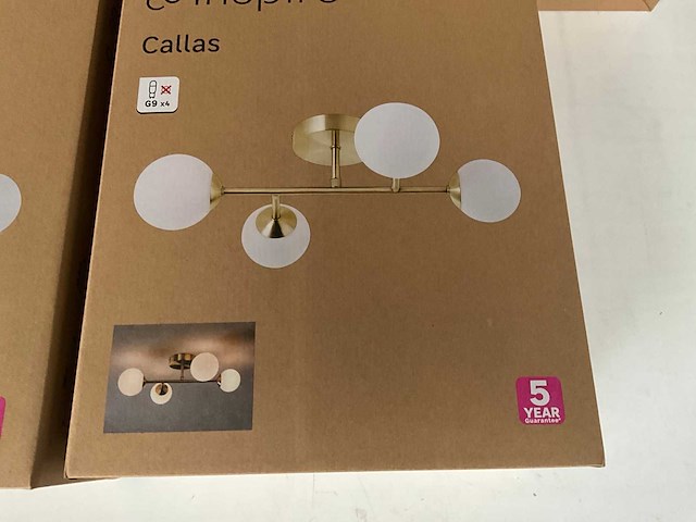 Inspire callas plafondlamp (5x) - afbeelding 2 van  4