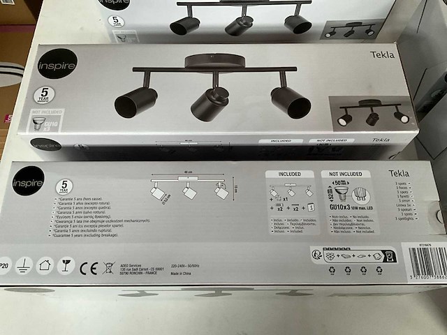 Inspire mix kavel diverse plafondlampen (14x) - afbeelding 3 van  11