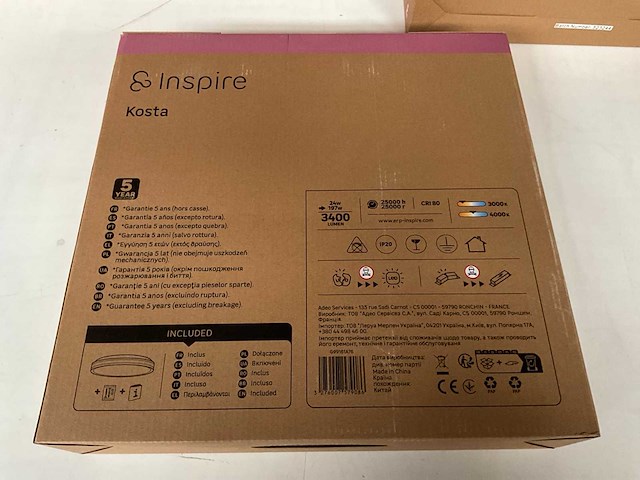 Inspire mix kavel plafondlampen (7x) - afbeelding 6 van  7