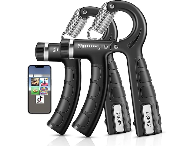 Instelbare hand grip enforcer met teller&ap, oplaadbaar - afbeelding 1 van  4