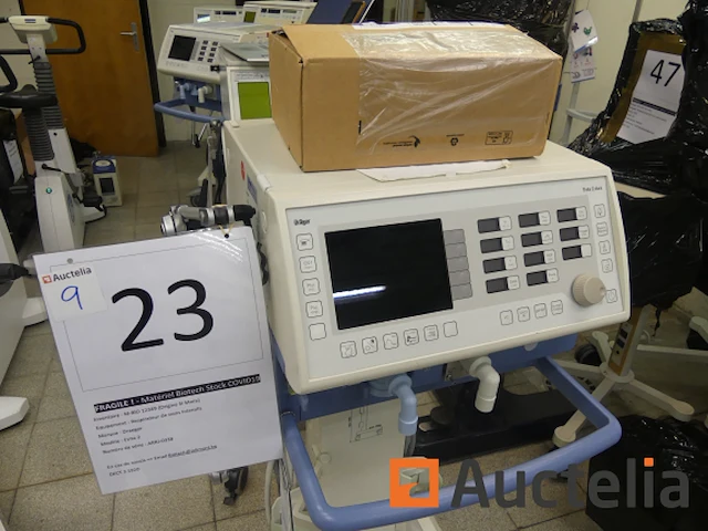 Intensive care ventilator draeger evita 2 dura - afbeelding 7 van  10