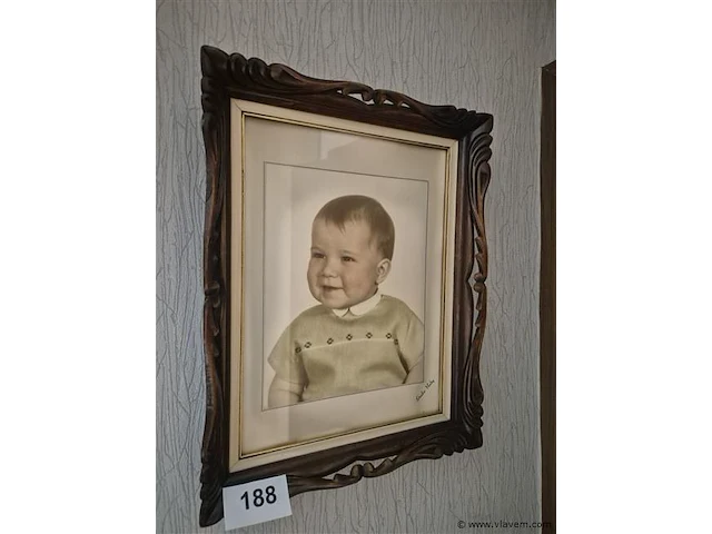 Interbellum fotokader 39x49cm - afbeelding 1 van  2