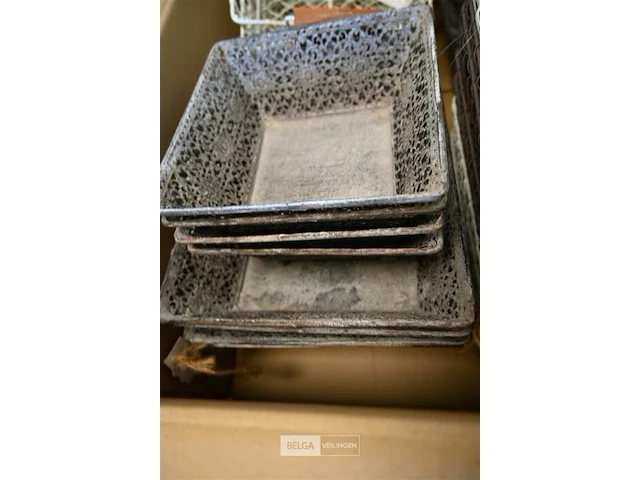 Interieur/cadeau mandjes / buckets - afbeelding 2 van  5