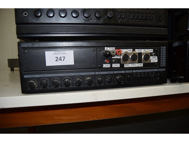 Interm pam-60 public address amplifier - afbeelding 1 van  6