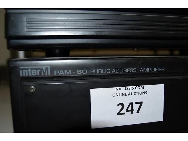 Interm pam-60 public address amplifier - afbeelding 5 van  6