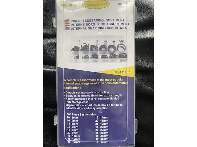 Intern borg ring assortiment 300 delig - afbeelding 1 van  2