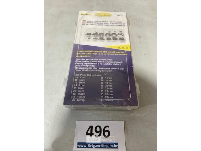 Intern borg ring assortiment 300 delig - afbeelding 1 van  3