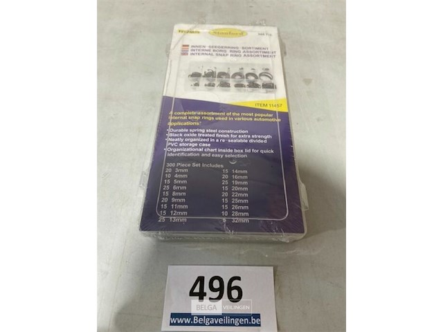 Intern borg ring assortiment 300 delig - afbeelding 1 van  3