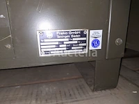 [interne ref: s2526] 10 oude frako militaire batterijladers 24v, 150amp max, 380vprimair - afbeelding 2 van  6