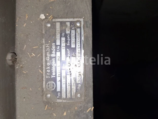 [interne ref: s2526] 10 oude frako militaire batterijladers 24v, 150amp max, 380vprimair - afbeelding 4 van  6