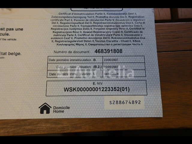 [interne ref: v3] oplegger met dekzeil schmitz ski 24 (2007-vin:wsk00000001223352) - afbeelding 20 van  32