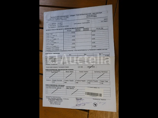 [interne ref: v3] oplegger met dekzeil schmitz ski 24 (2007-vin:wsk00000001223352) - afbeelding 25 van  32