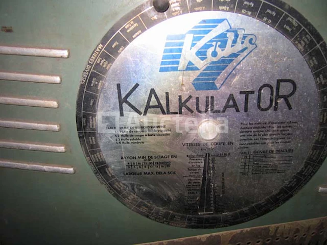 [interne referentie: s0086] verticale lintzaag, merk kölle - afbeelding 1 van  5