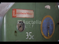 [interne referentie: s1771] wespa verticale metalen lintzaag, kanteltafel, 660 mm x 600 mm - afbeelding 3 van  4