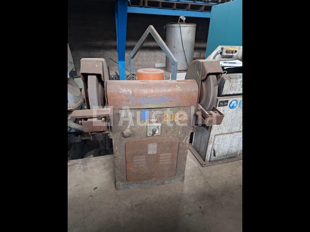 [interne referentie: s1779] les dubbel slijpframe, ø400mm slijpschijven. - afbeelding 2 van  6