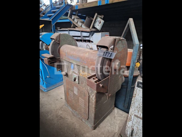 [interne referentie: s1779] les dubbel slijpframe, ø400mm slijpschijven. - afbeelding 6 van  6