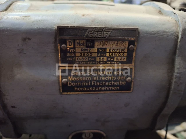 [interne referentie: s1953] schaafmachine voor het slijpen van messen greif - afbeelding 6 van  6