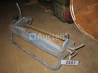 [interne referentie: s2051] vouwmachine voor dun handmatig plaatwerk 640mm - afbeelding 1 van  3