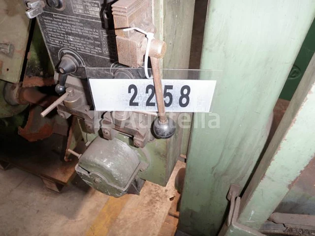 [interne referentie: s2258] mössner ø400 verticale metalen lintzaagtafel - afbeelding 2 van  2