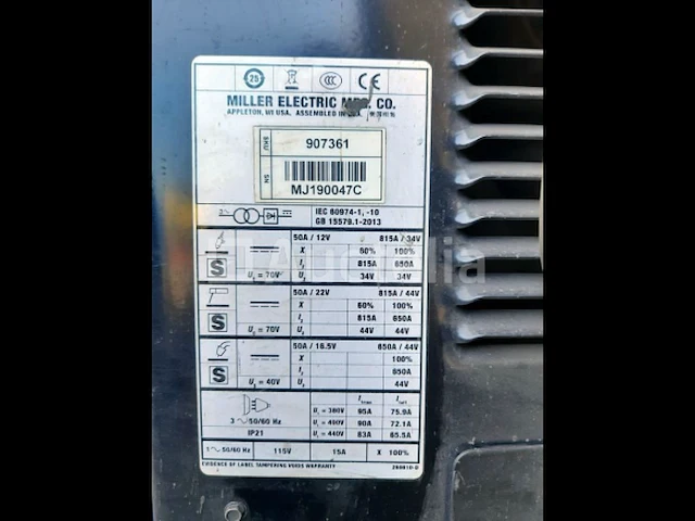 [interne referentie: s2402c] arcair miller-apparaat - afbeelding 2 van  21