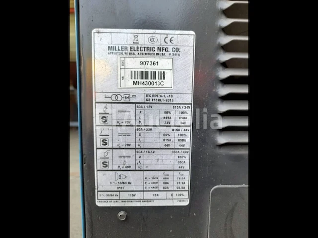 [interne referentie: s2402c] arcair miller-apparaat - afbeelding 10 van  21