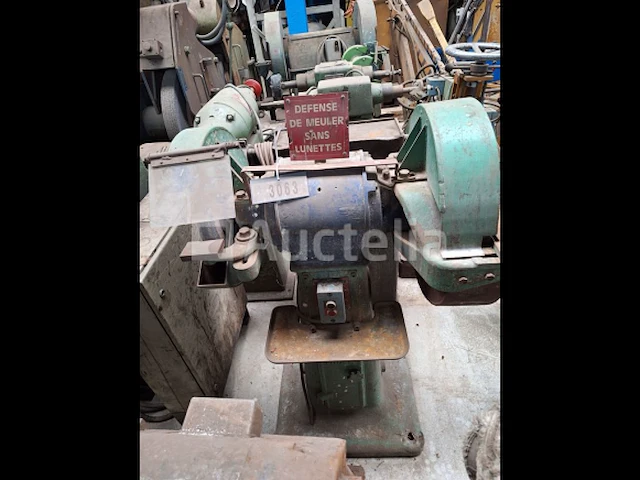 [interne referentie: s3063] hilax dubbel slijpframe voor werkplaatsen - afbeelding 2 van  9