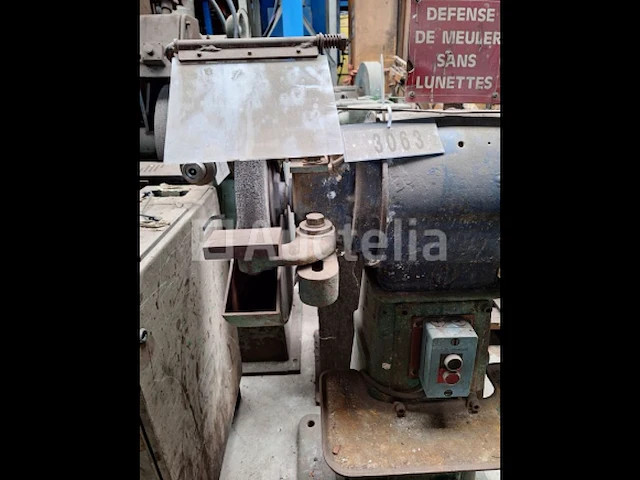 [interne referentie: s3063] hilax dubbel slijpframe voor werkplaatsen - afbeelding 6 van  9