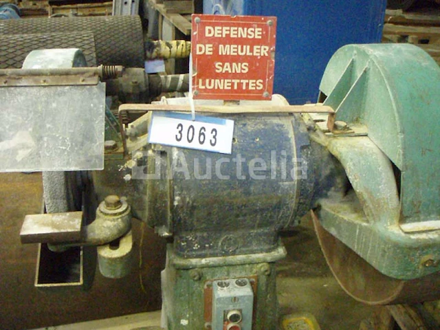 [interne referentie: s3063] hilax dubbel slijpframe voor werkplaatsen - afbeelding 7 van  9