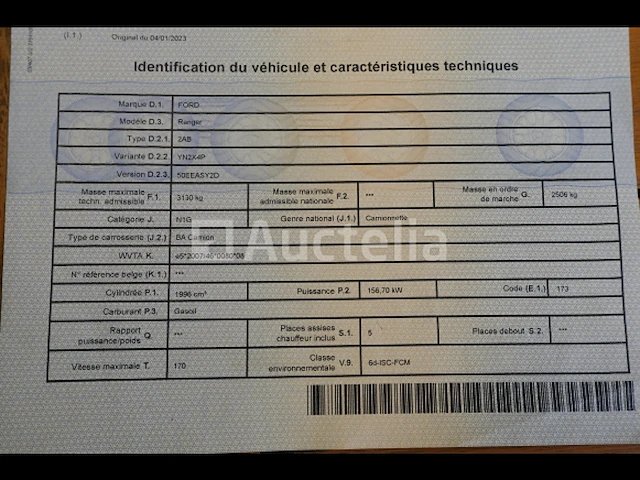 [interne referentie: v1] ford ranger utility (2023-75.761 km-vin:6fppxxmj2pnp55777) - afbeelding 49 van  58
