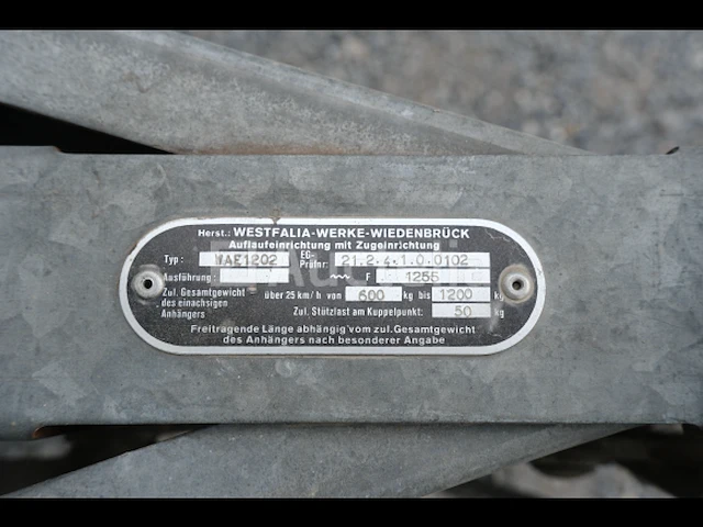 [interne referentie: v2] westfalia bagageaanhanger wae1202 - afbeelding 20 van  34