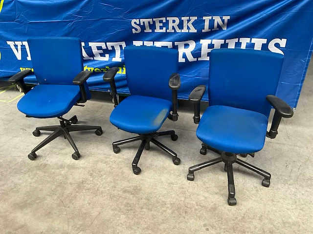 Interstuhl bureaustoelen (3x) - afbeelding 1 van  9
