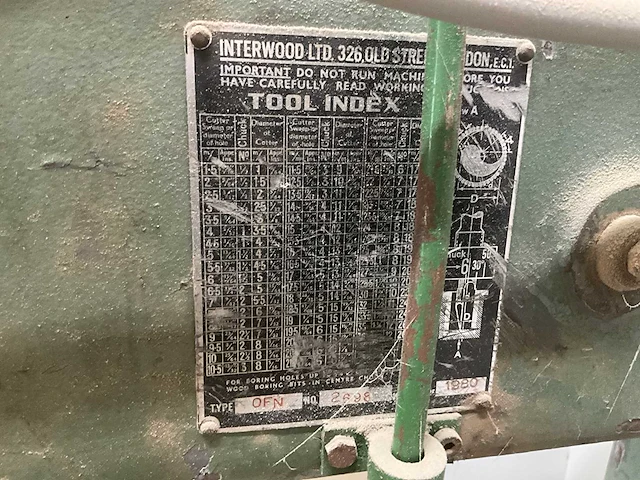 Interwood kantenfreesmachine - afbeelding 7 van  9