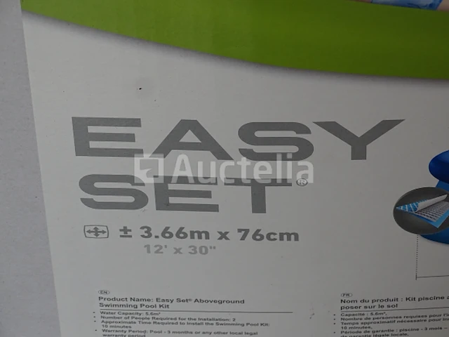 Intex easy set zwembad met pomp en afdekking - afbeelding 2 van  5