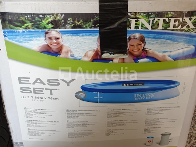Intex easy set zwembad met pomp en afdekking - afbeelding 3 van  5