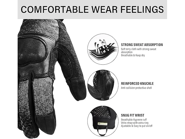 Intra-fit snijbestendige touchscreen-handschoenen - afbeelding 3 van  4