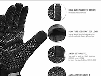 Intra-fit snijbestendige touchscreen-handschoenen - afbeelding 4 van  4