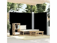 Intrekbare zijluifel zwart - 180x600 cm - afbeelding 2 van  7