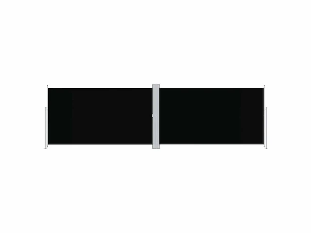 Intrekbare zijluifel zwart - 180x600 cm - afbeelding 3 van  7