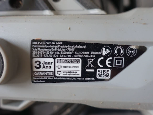 Invalcirkelzaag duro pro - afbeelding 3 van  5
