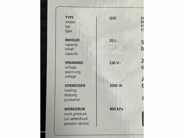 Inventum q20 warmtepompboiler - afbeelding 2 van  3