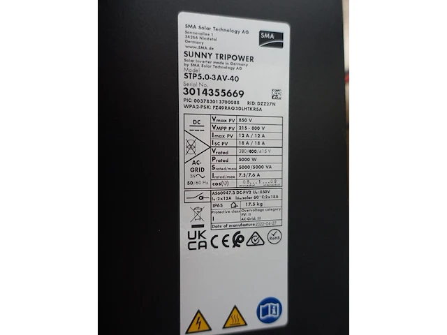 Inverter sma - afbeelding 2 van  2