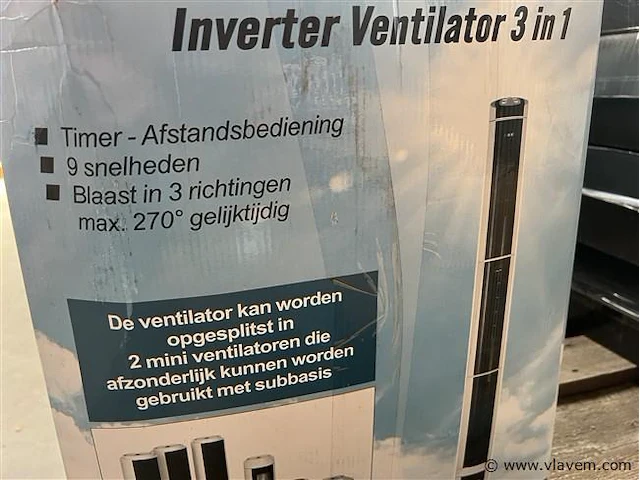 Inverter ventilator 3 in 1 - afbeelding 3 van  4