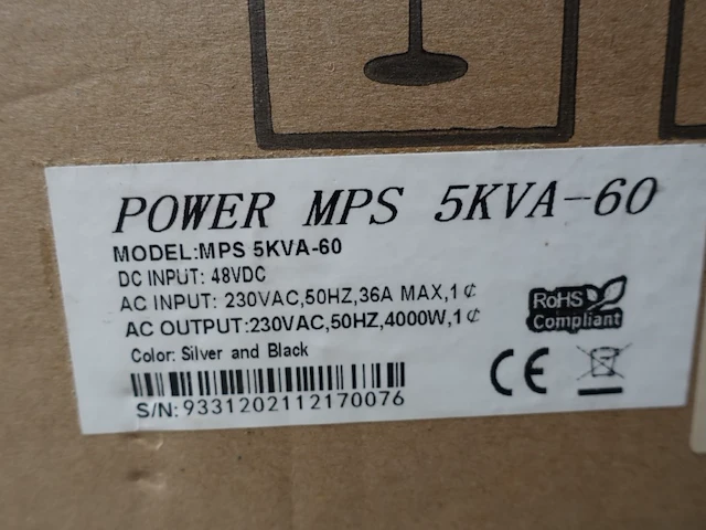 Inverter vevor - afbeelding 3 van  3